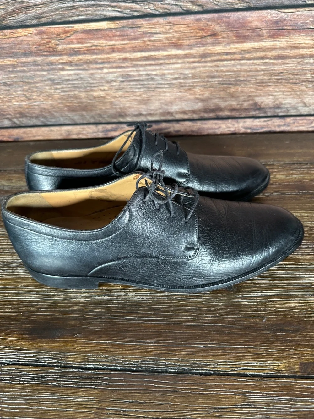 Bally Black Leather Men's Derby Shoes